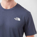 NORH FACE MENS SIMPLE DOME URBAN NAVY/TNF WHITE T SHIRT