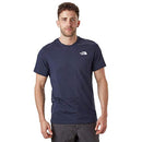 NORH FACE MENS SIMPLE DOME URBAN NAVY/TNF WHITE T SHIRT