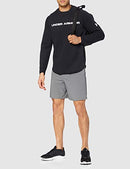 UNDER ARMOUR MENS BLACK MOVE LIGHT GRAPHIC CREW SWEATSHIRT