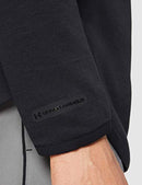 UNDER ARMOUR MENS BLACK MOVE LIGHT GRAPHIC CREW SWEATSHIRT