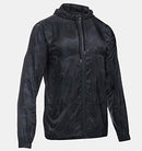 UNDER ARMOUR MENS PURSUIT WINDPROOF BLACK/CAMO JACKET